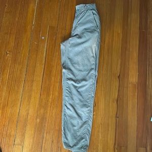 Brown Corduroy Straight Leg Pants